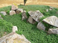 Langdysse kijkje van boven zonder dekstenen