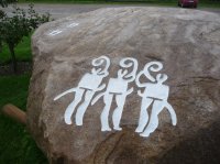 Hoornblazers met zwaard