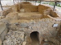 Tindaris badhuis gezien vanaf stookplaats