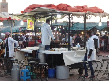 Marrakech Djemaa El Fna avond