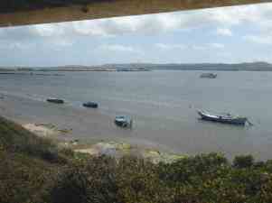 Punta tretta uitkijkend op Isola di Sant'Antioco