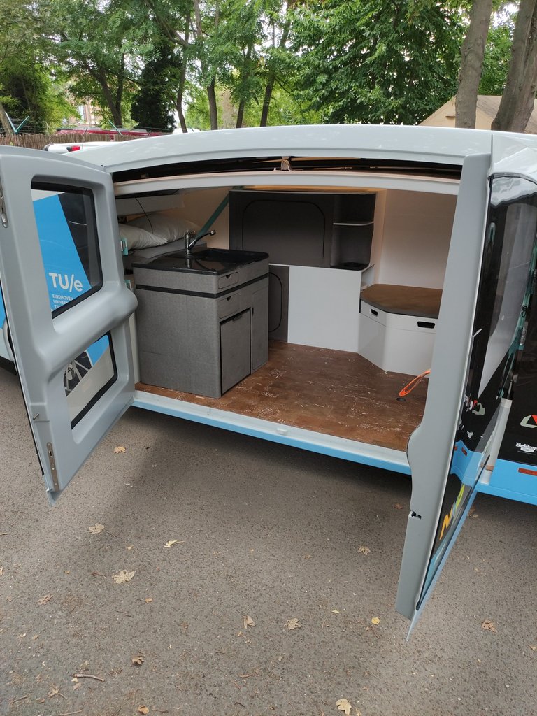 E-camper TU Eindhoven interieur